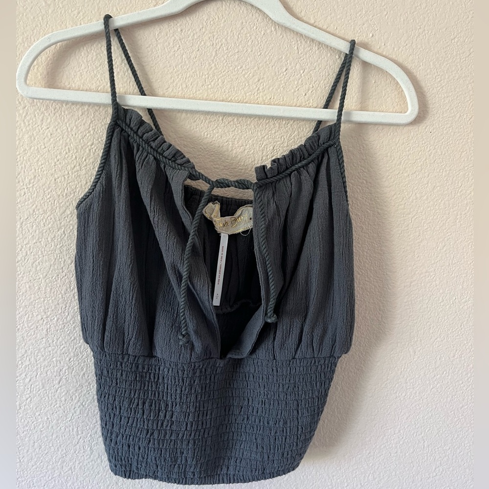 Free people X Jens pirate booty gray tank in size small Too small for my36c bust
